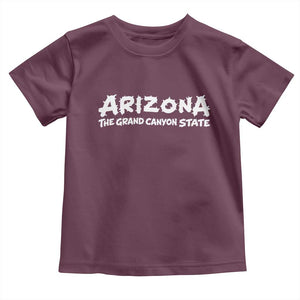 Southwest Soul Arizonan Heritage Toddler T Shirt The Grand Canyon State Souvenir TS12 Maroon Print Your Wear