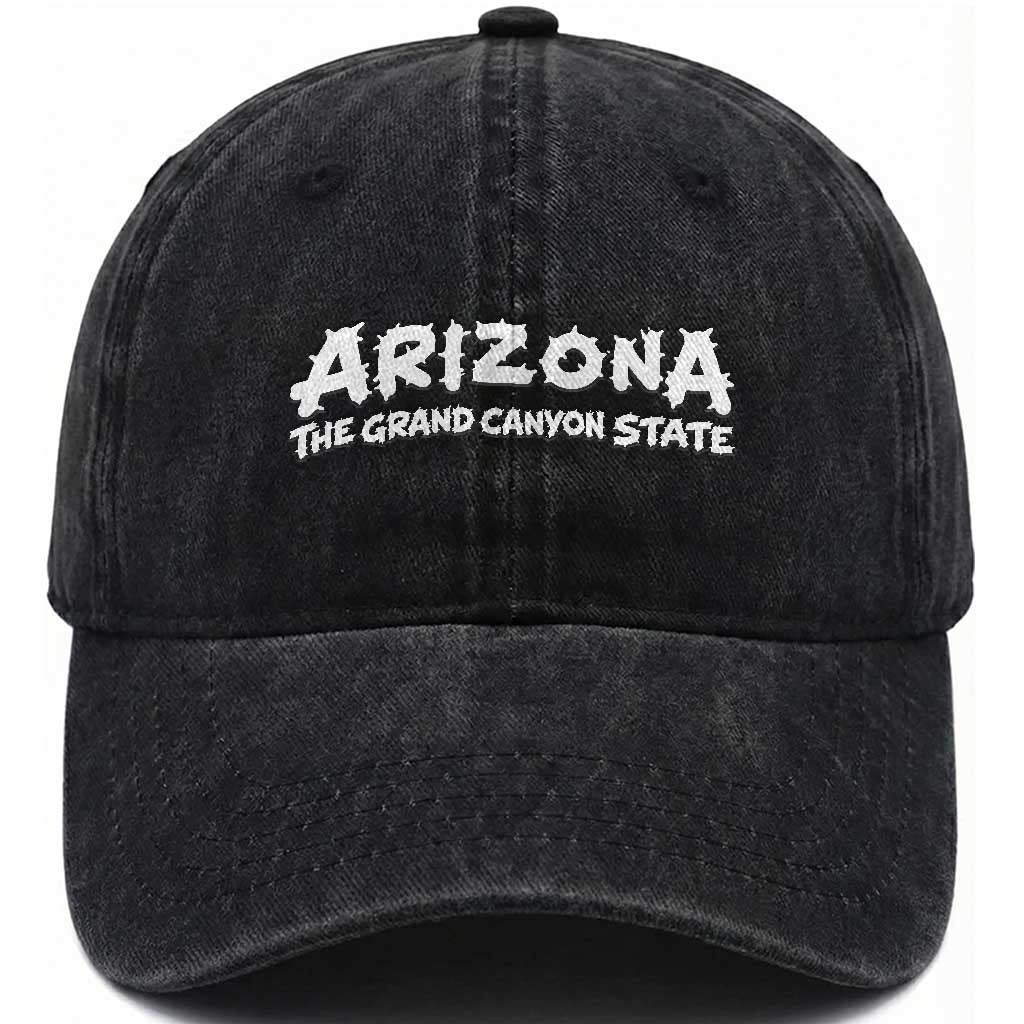 Southwest Soul Arizonan Heritage Washed Cotton Baseball Cap The Grand Canyon State Souvenir TS12 Print Your Wear