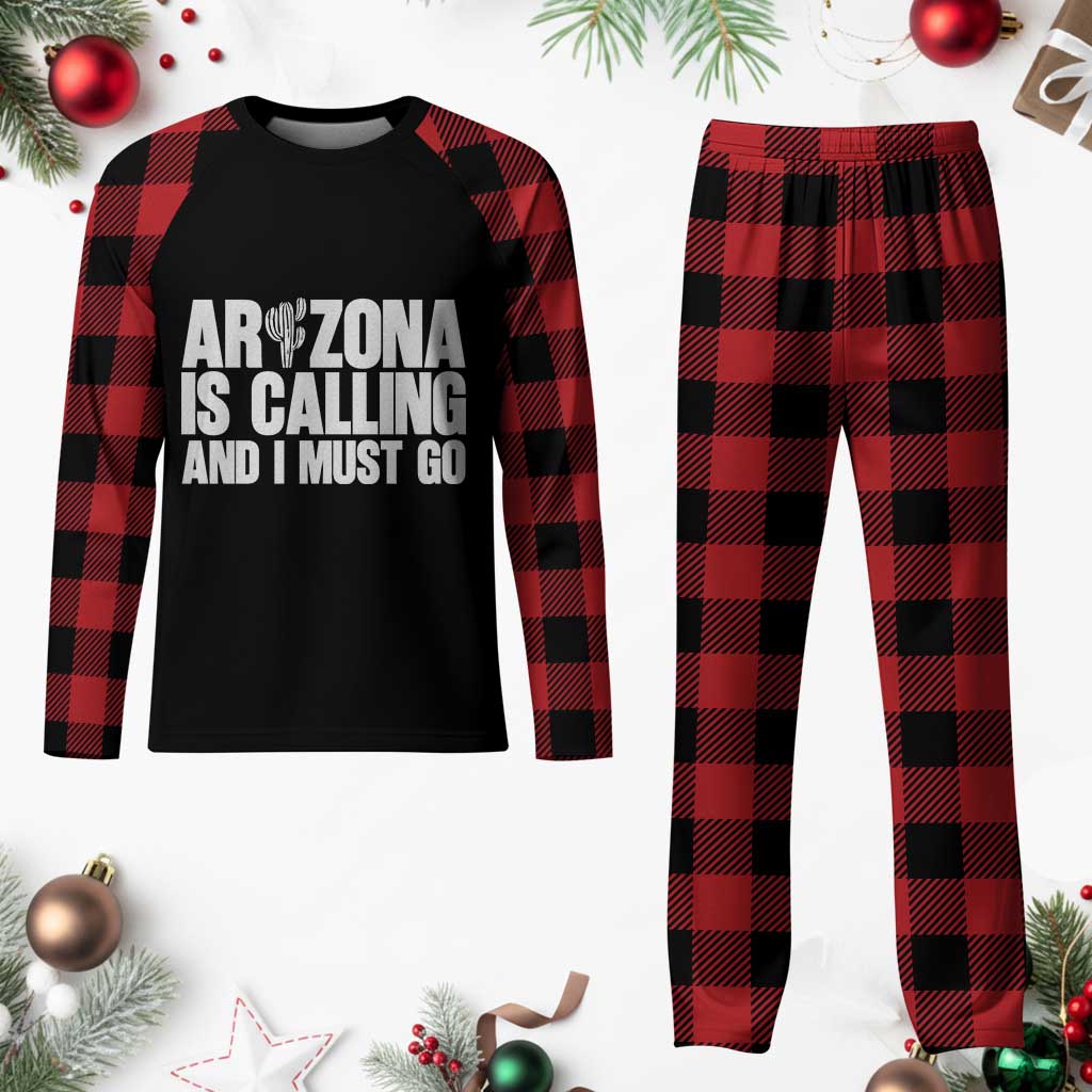 Arizona Is Calling And I Must Go Plaid Pajama Set Gift For Arizona Lover TS12 Buffalo Plaid Print Your Wear