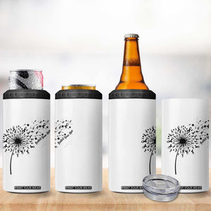 Protect Your Skin 4 in 1 Can Cooler Tumbler Melanoma Awareness Dandelion Gift TS12 Print Your Wear