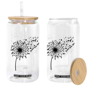 Protect Your Skin Glass Can Melanoma Awareness Dandelion Gift TS12 Print Your Wear