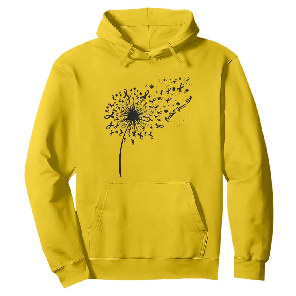 Protect Your Skin Hoodie Melanoma Awareness Dandelion Gift TS12 Daisy Print Your Wear