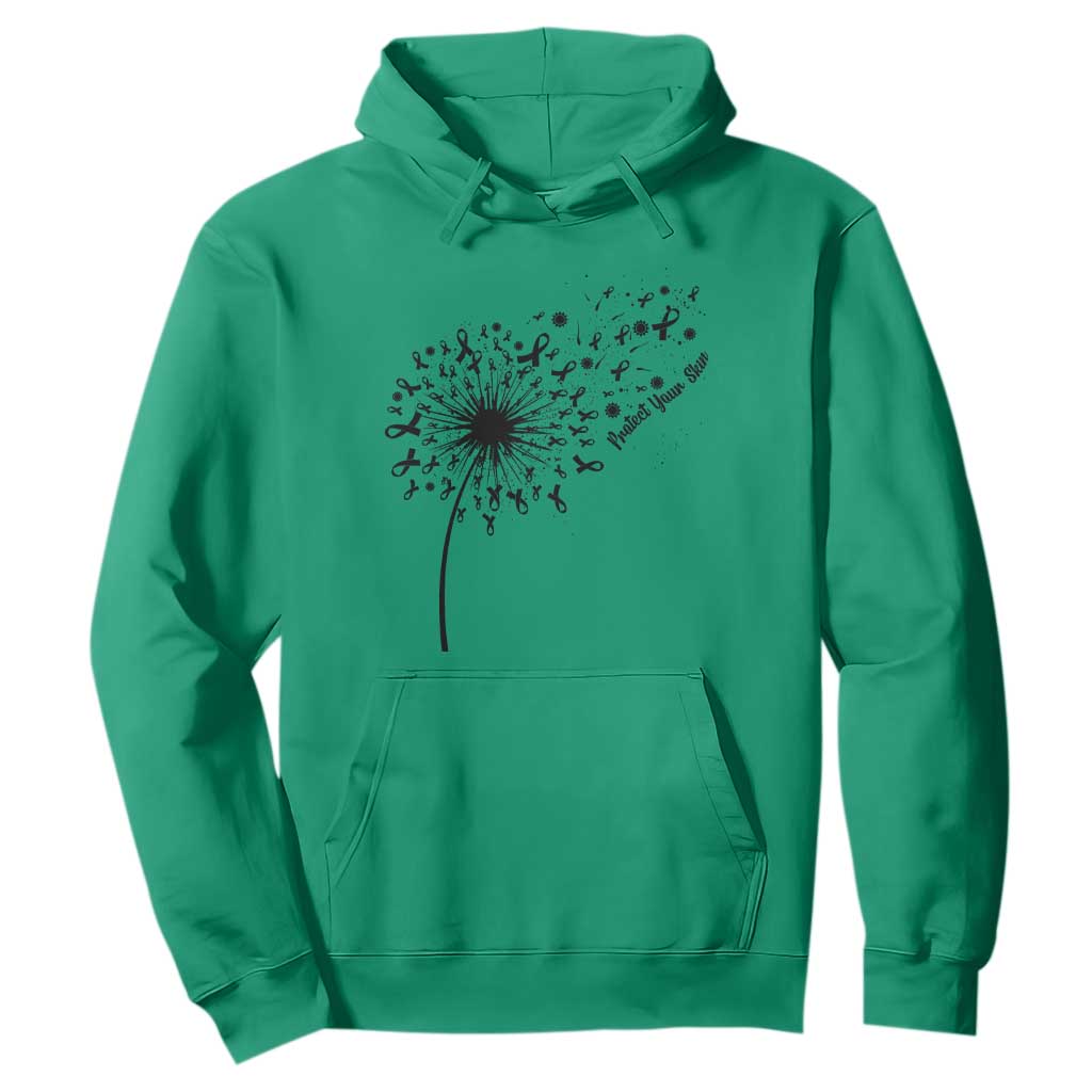 Protect Your Skin Hoodie Melanoma Awareness Dandelion Gift TS12 Irish Green Print Your Wear