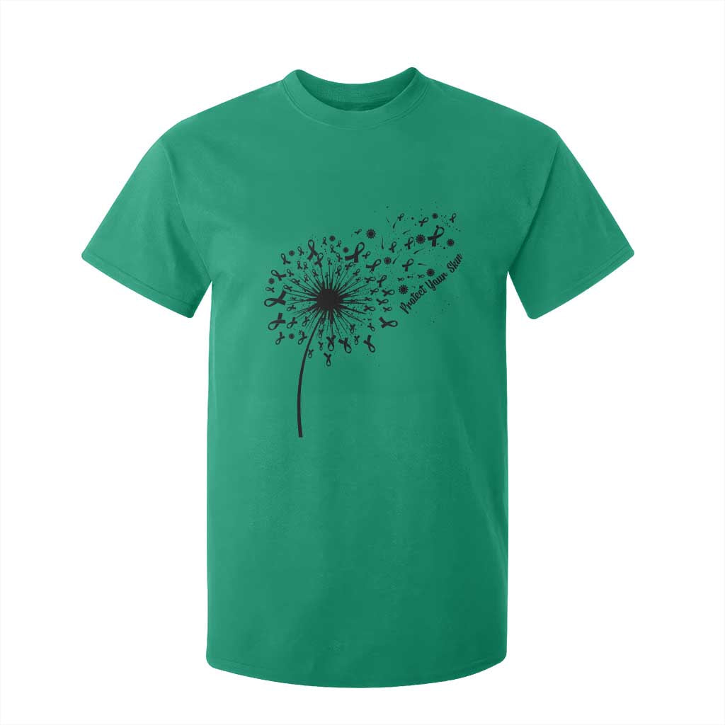 Protect Your Skin T Shirt For Kid Melanoma Awareness Dandelion Gift TS12 Irish Green Print Your Wear