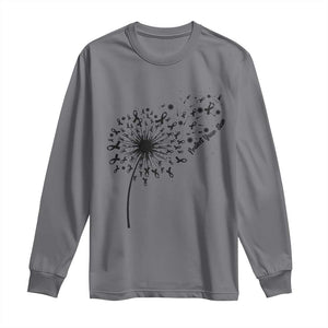 Protect Your Skin Long Sleeve Shirt Melanoma Awareness Dandelion Gift TS12 Charcoal Print Your Wear