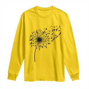 Protect Your Skin Long Sleeve Shirt Melanoma Awareness Dandelion Gift TS12 Daisy Print Your Wear