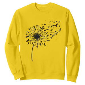 Protect Your Skin Sweatshirt Melanoma Awareness Dandelion Gift TS12 Daisy Print Your Wear