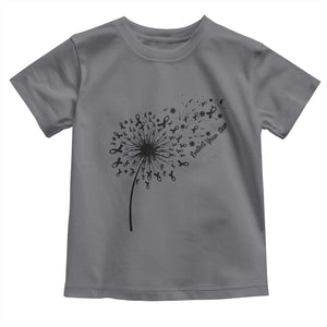 Protect Your Skin Toddler T Shirt Melanoma Awareness Dandelion Gift TS12 Charcoal Print Your Wear