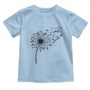 Protect Your Skin Toddler T Shirt Melanoma Awareness Dandelion Gift TS12 Light Blue Print Your Wear