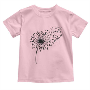 Protect Your Skin Toddler T Shirt Melanoma Awareness Dandelion Gift TS12 Light Pink Print Your Wear