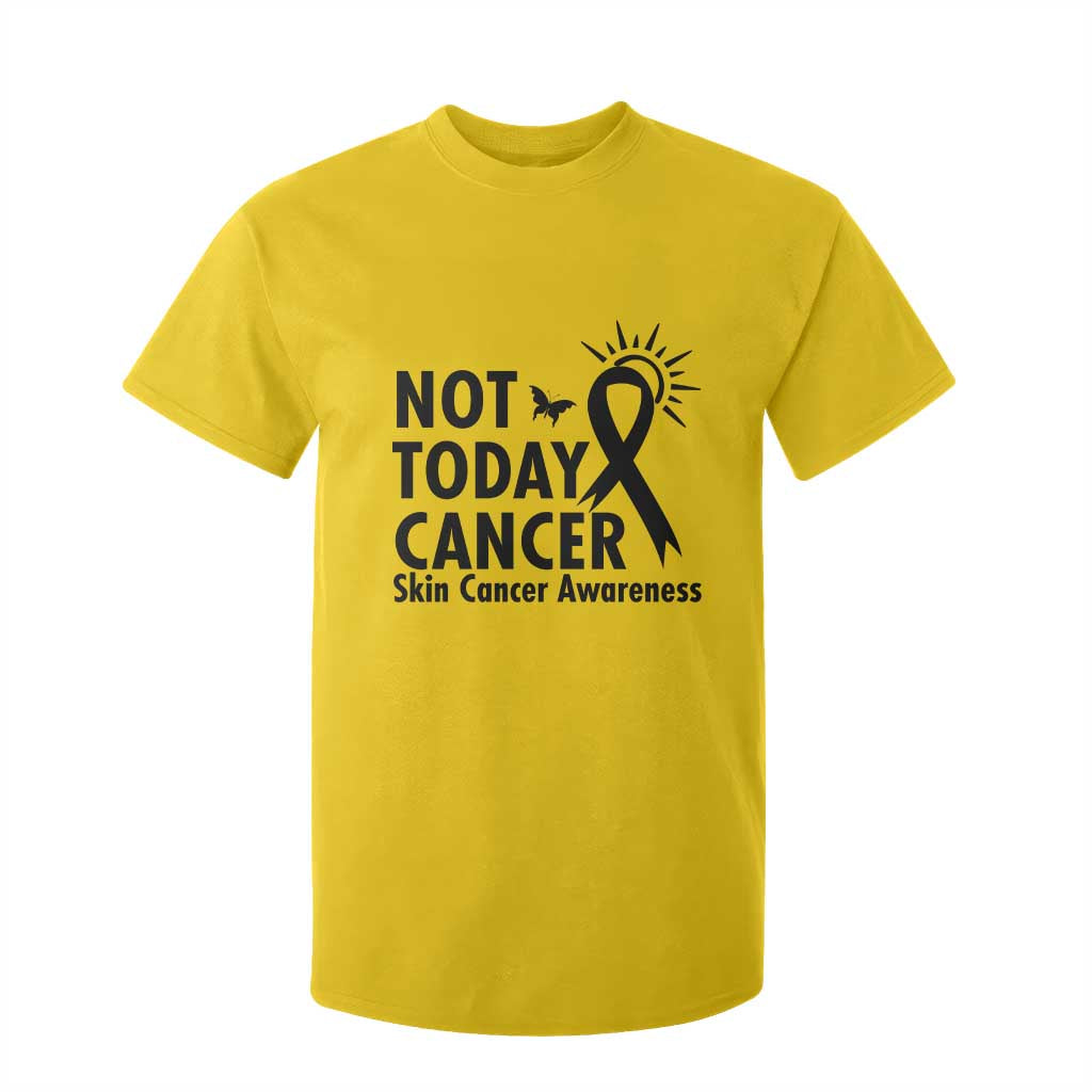 Melanoma Awareness Skin Cancer Warrior T Shirt For Kid Not Today Cancer TS12 Daisy Print Your Wear