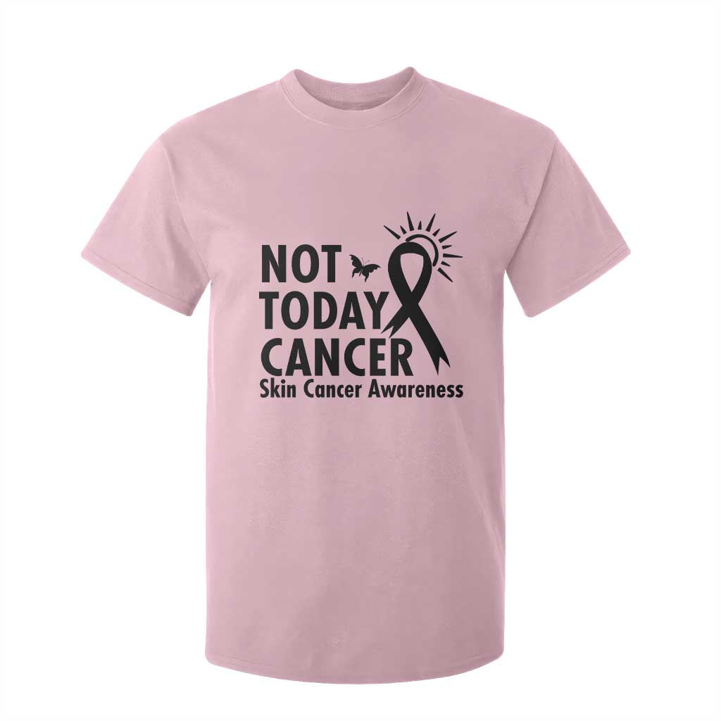 Melanoma Awareness Skin Cancer Warrior T Shirt For Kid Not Today Cancer TS12 Light Pink Print Your Wear