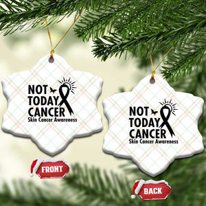 Melanoma Awareness Skin Cancer Warrior Ceramic Ornament Not Today Cancer TS12 Print Your Wear