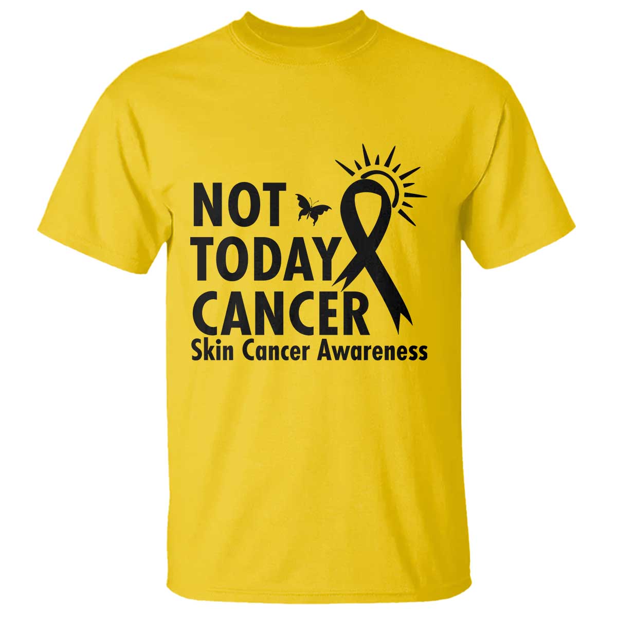 Melanoma Awareness Skin Cancer Warrior T Shirt Not Today Cancer TS12 Daisy Print Your Wear
