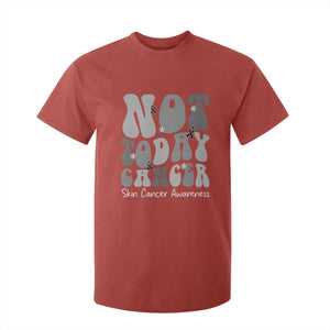 Not Today Melanoma Warrior Skeleton Cancer Fighter T Shirt For Kid TS12 Red Print Your Wear