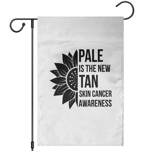 Skin Cancer Survivor Warrior Garden Flag Pale Is The New Tan TS12 White Print Your Wear
