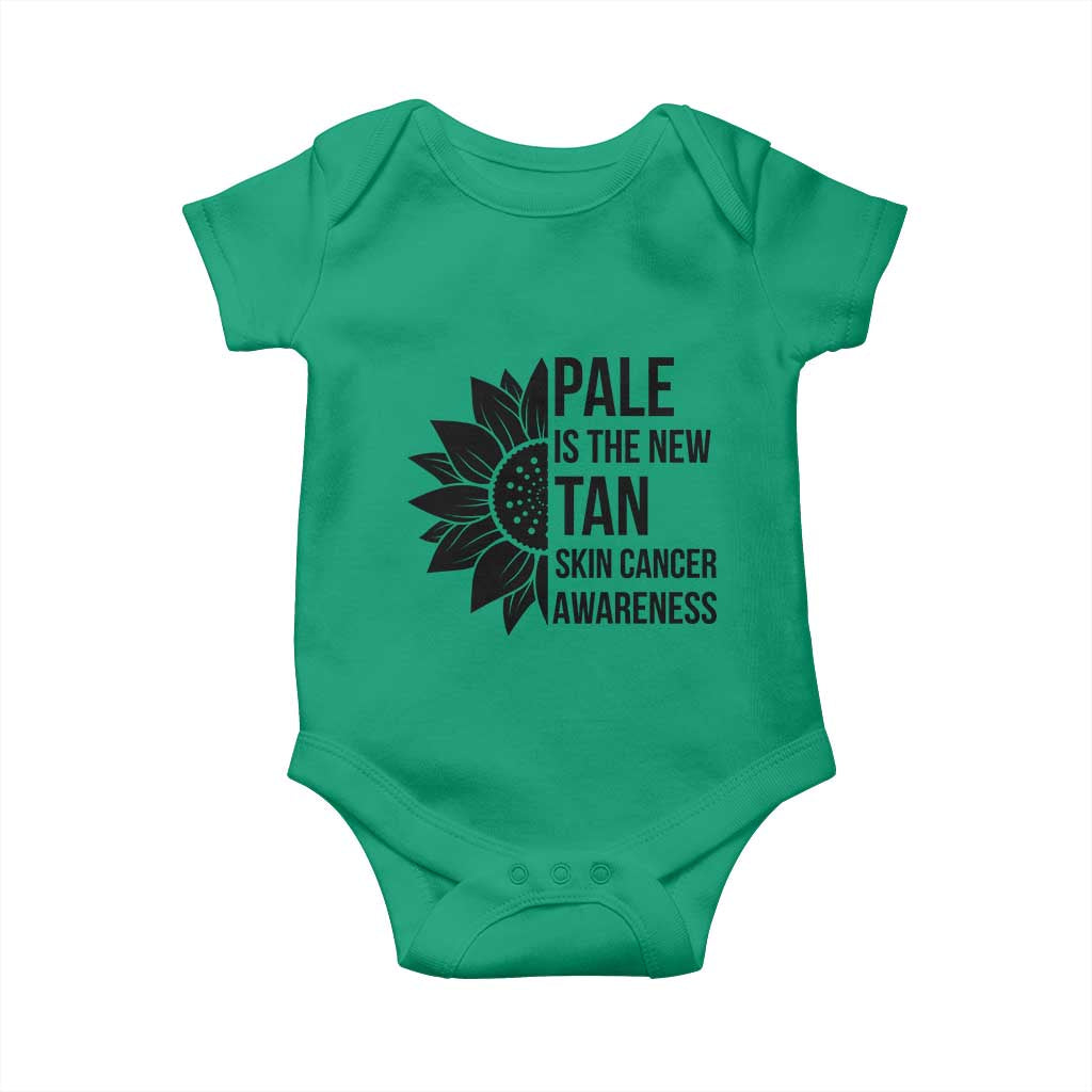 Skin Cancer Survivor Warrior Baby Onesie Pale Is The New Tan TS12 Irish Green Print Your Wear