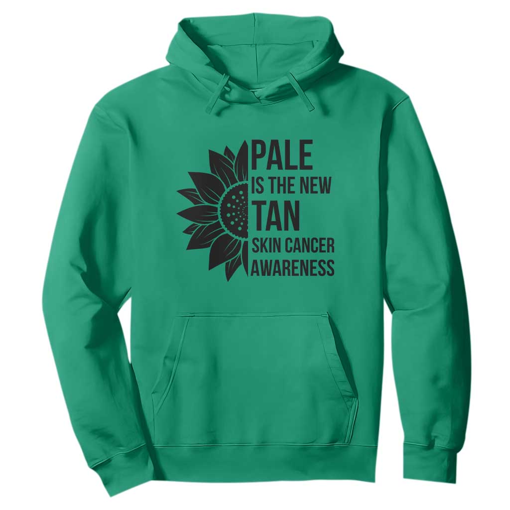 Skin Cancer Survivor Warrior Hoodie Pale Is The New Tan TS12 Irish Green Print Your Wear