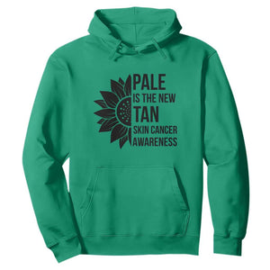 Skin Cancer Survivor Warrior Hoodie Pale Is The New Tan TS12 Irish Green Print Your Wear