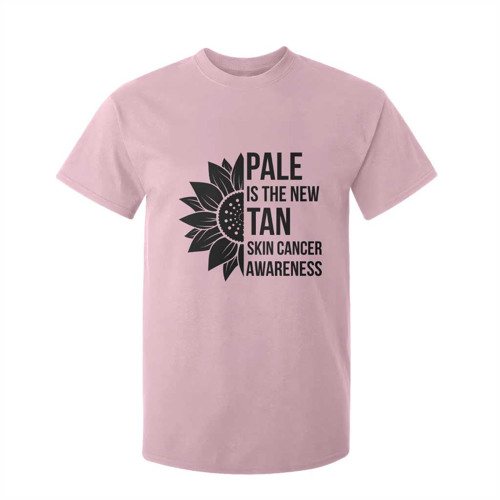 Skin Cancer Survivor Warrior T Shirt For Kid Pale Is The New Tan TS12 Light Pink Print Your Wear
