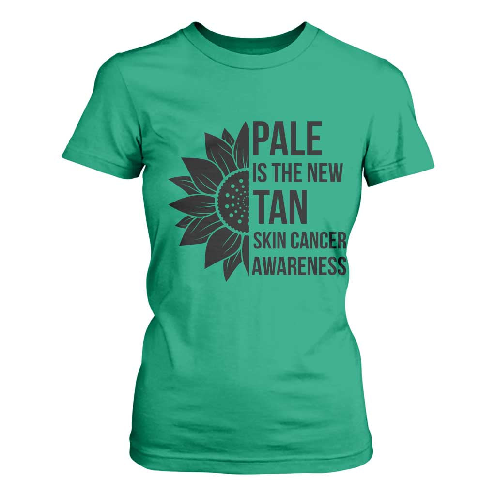 Skin Cancer Survivor Warrior T Shirt For Women Pale Is The New Tan TS12 Irish Green Print Your Wear