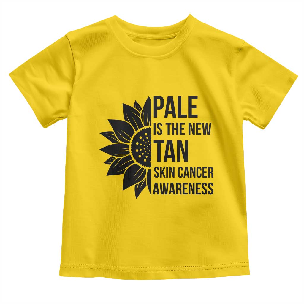 Skin Cancer Survivor Warrior Toddler T Shirt Pale Is The New Tan TS12 Daisy Print Your Wear