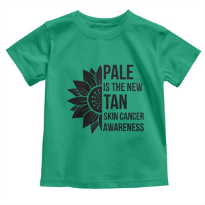 Skin Cancer Survivor Warrior Toddler T Shirt Pale Is The New Tan TS12 Irish Green Print Your Wear