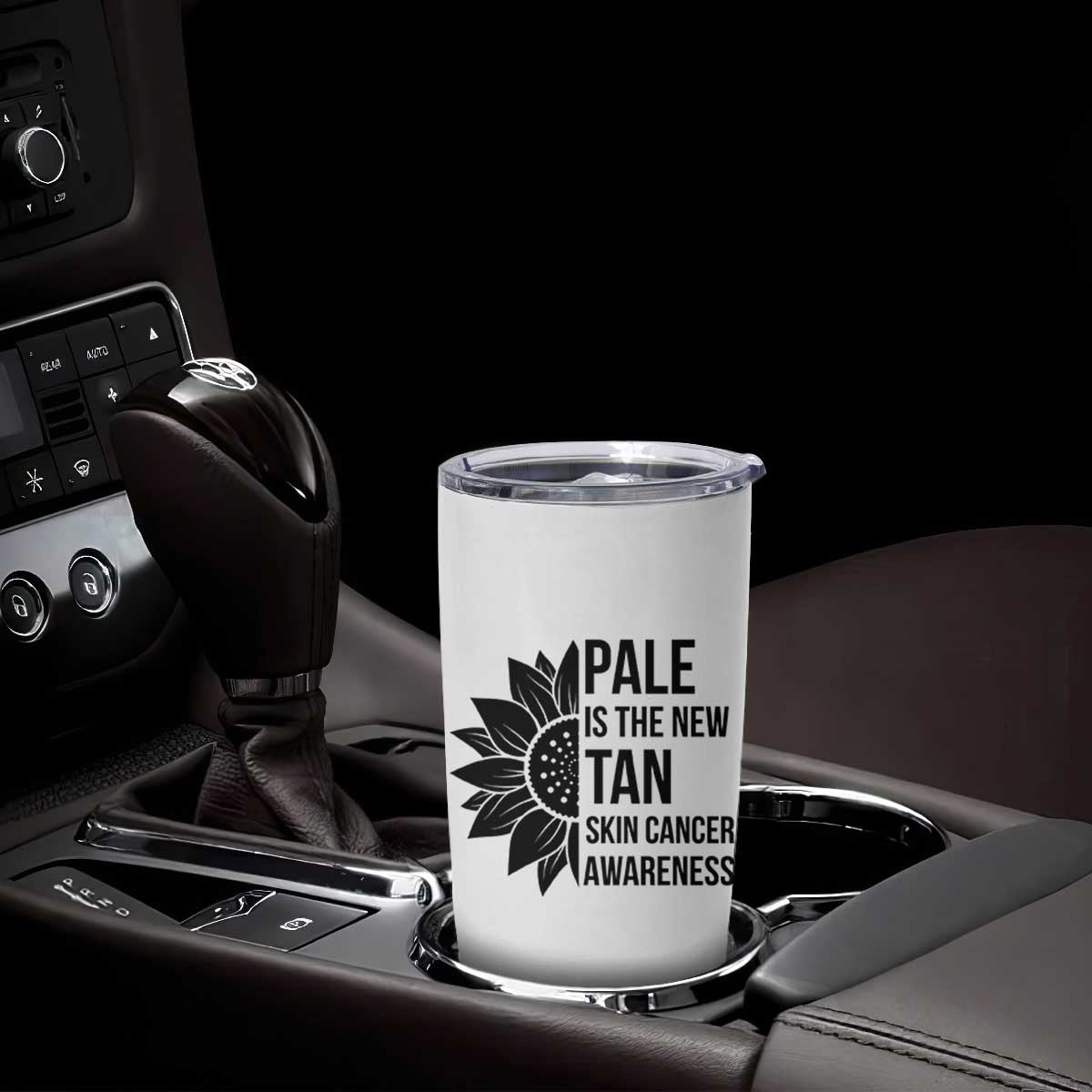 Skin Cancer Survivor Warrior Tumbler Cup Pale Is The New Tan TS12 Print Your Wear