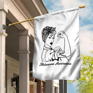 Melanoma Awareness Strong Woman Garden Flag Feminist Warrior TS12 Print Your Wear