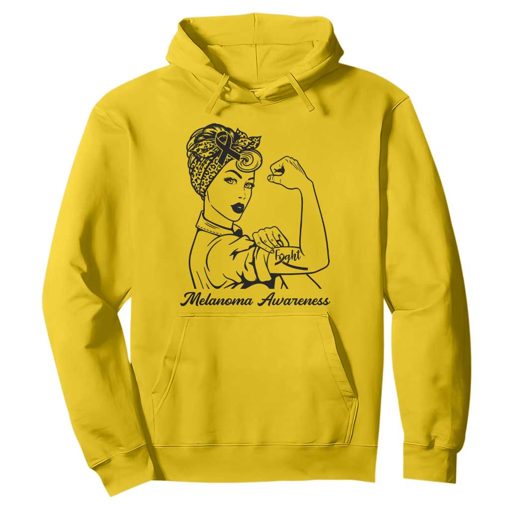 Melanoma Awareness Strong Woman Hoodie Feminist Warrior TS12 Daisy Print Your Wear