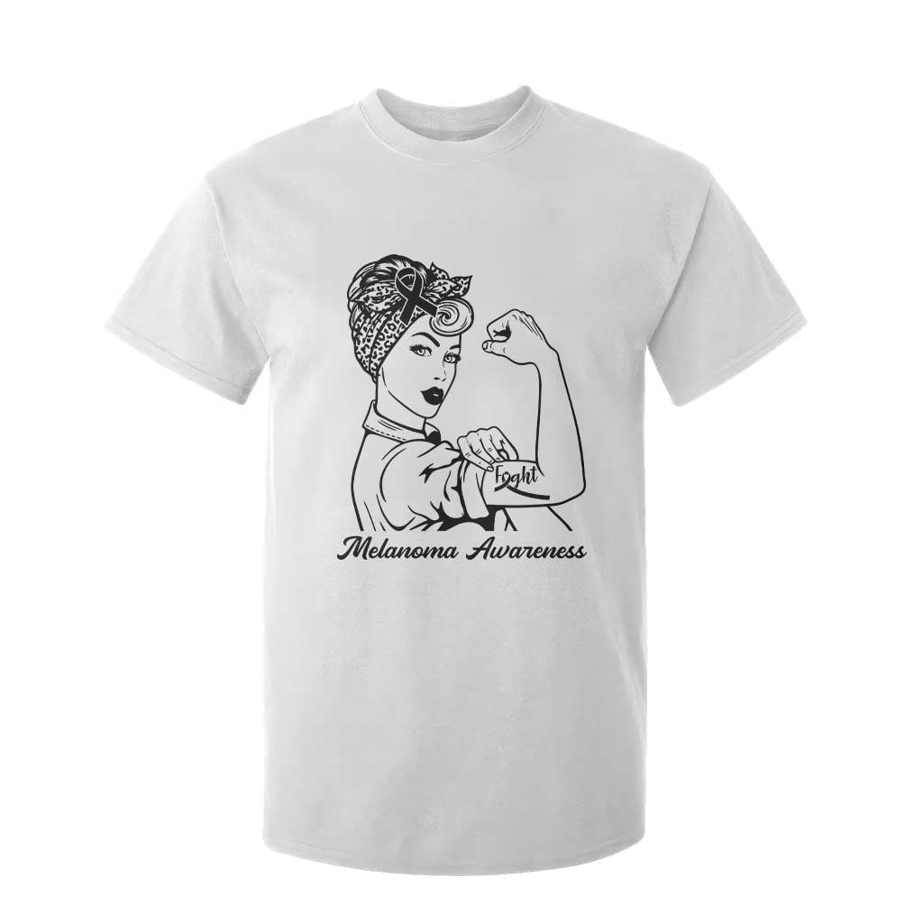 Melanoma Awareness Strong Woman T Shirt For Kid Feminist Warrior TS12 White Print Your Wear