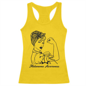 Melanoma Awareness Strong Woman Racerback Tank Top Feminist Warrior TS12 Daisy Print Your Wear