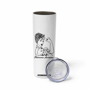 Melanoma Awareness Strong Woman Skinny Tumbler Feminist Warrior TS12 Print Your Wear