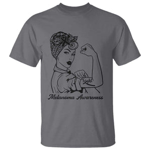 Melanoma Awareness Strong Woman T Shirt Feminist Warrior TS12 Charcoal Print Your Wear