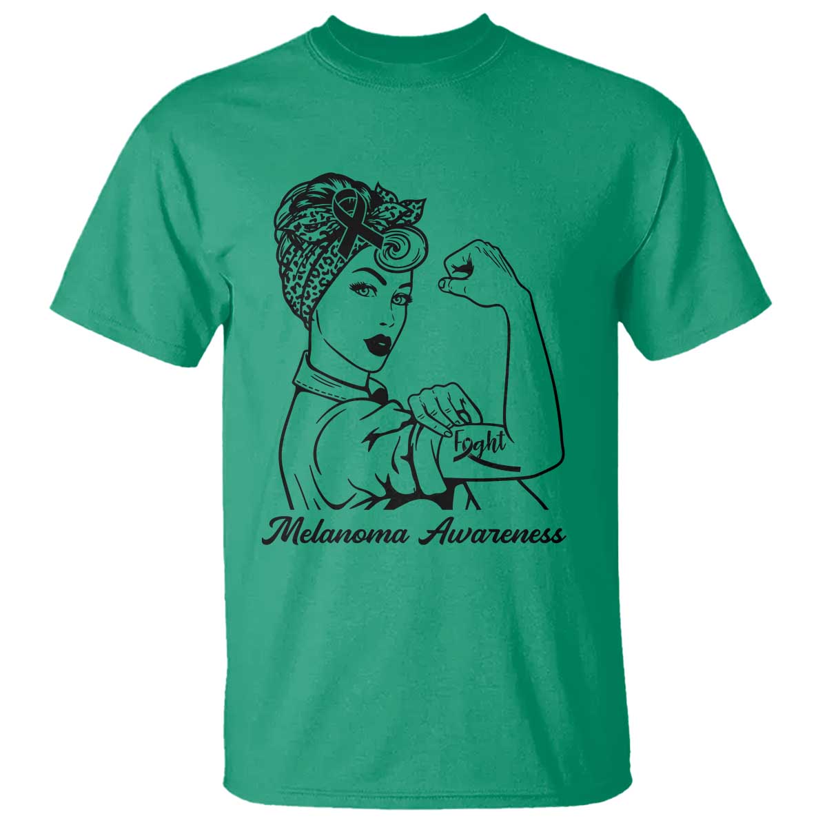 Melanoma Awareness Strong Woman T Shirt Feminist Warrior TS12 Irish Green Print Your Wear