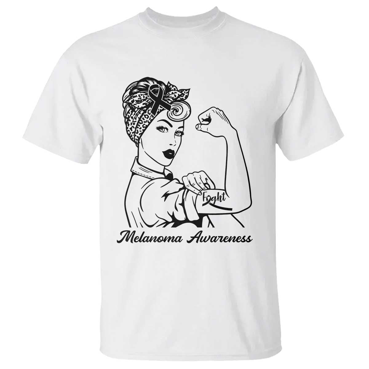 Melanoma Awareness Strong Woman T Shirt Feminist Warrior TS12 White Print Your Wear