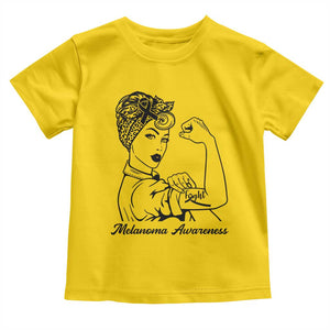 Melanoma Awareness Strong Woman Toddler T Shirt Feminist Warrior TS12 Daisy Print Your Wear