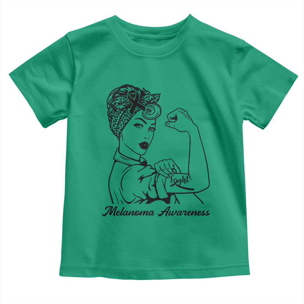 Melanoma Awareness Strong Woman Toddler T Shirt Feminist Warrior TS12 Irish Green Print Your Wear