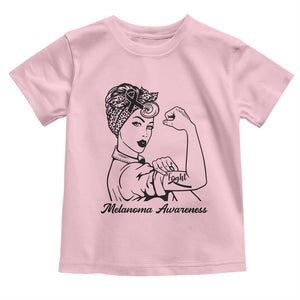 Melanoma Awareness Strong Woman Toddler T Shirt Feminist Warrior TS12 Light Pink Print Your Wear