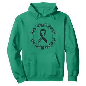 Melanoma Awareness Hoodie Brave Strong Resilient Warrior TS12 Irish Green Print Your Wear