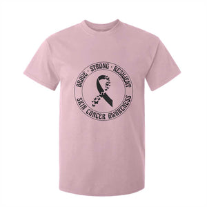 Melanoma Awareness T Shirt For Kid Brave Strong Resilient Warrior TS12 Light Pink Print Your Wear