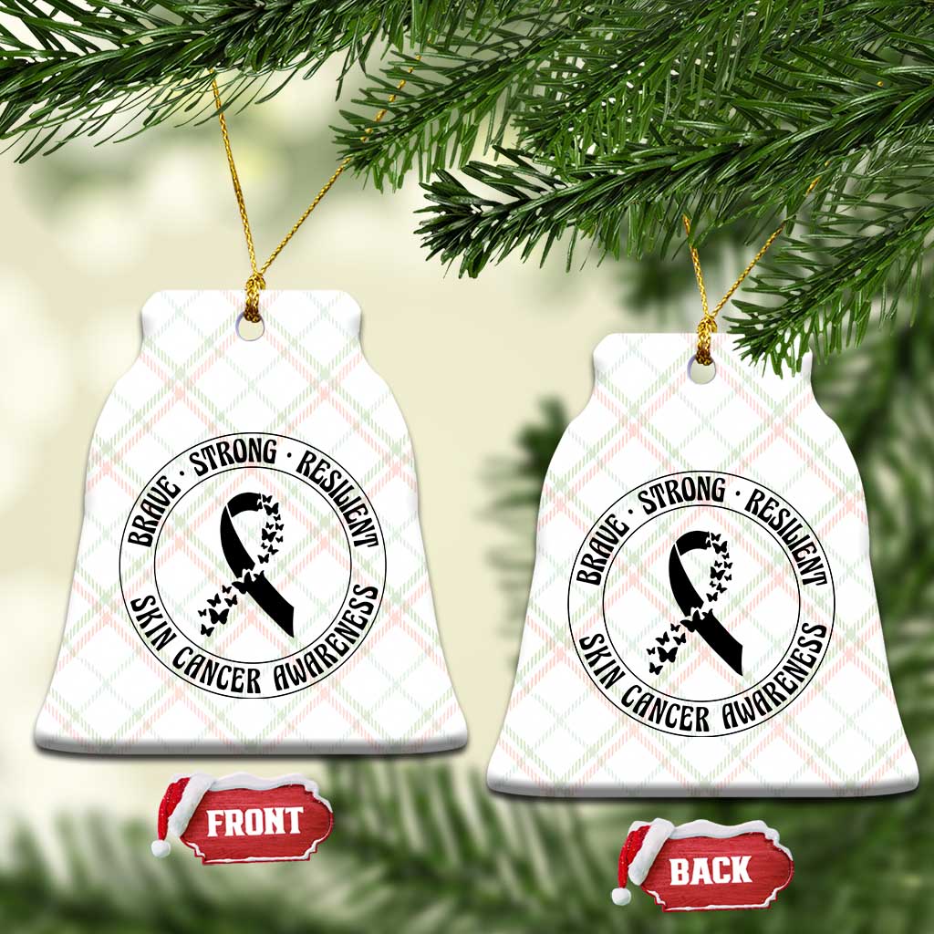 Melanoma Awareness Ceramic Ornament Brave Strong Resilient Warrior TS12 Print Your Wear