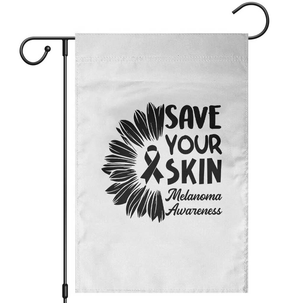 Skin Cancer Fighter Garden Flag Save Your Skin TS12 White Print Your Wear