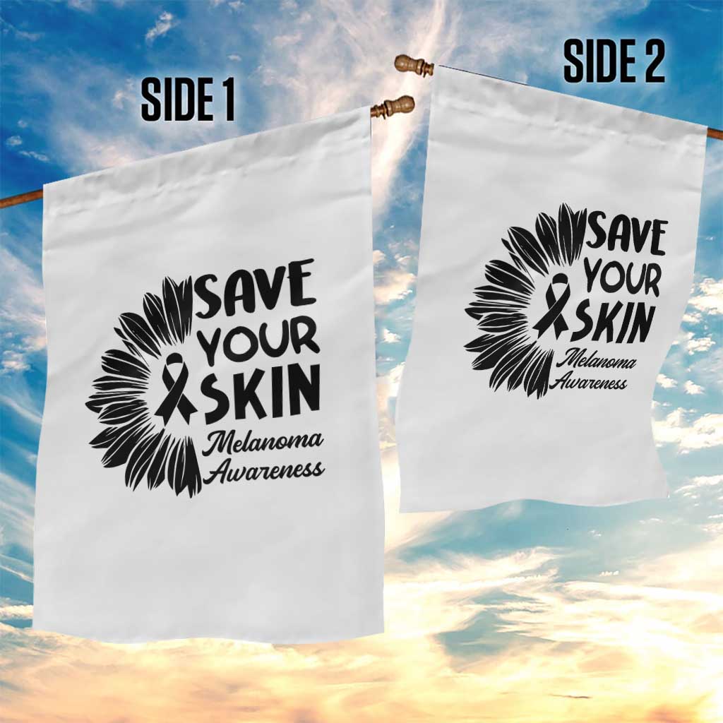 Skin Cancer Fighter Garden Flag Save Your Skin TS12 Print Your Wear