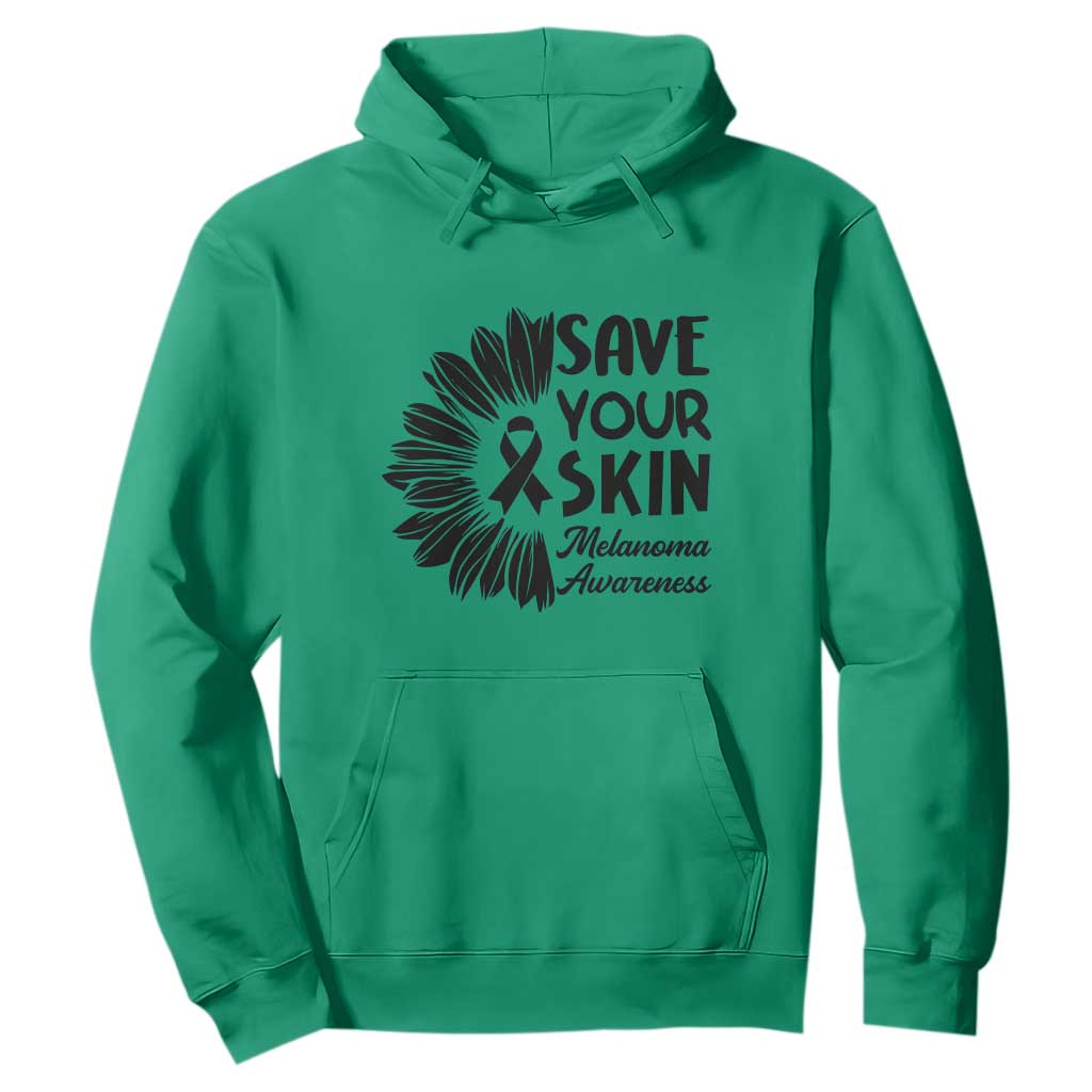 Skin Cancer Fighter Hoodie Save Your Skin TS12 Irish Green Print Your Wear