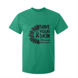 Skin Cancer Fighter T Shirt For Kid Save Your Skin TS12 Irish Green Print Your Wear