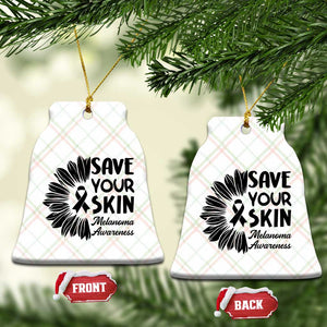 Skin Cancer Fighter Ceramic Ornament Save Your Skin TS12 Print Your Wear
