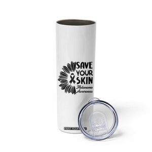 Skin Cancer Fighter Skinny Tumbler Save Your Skin TS12 Print Your Wear