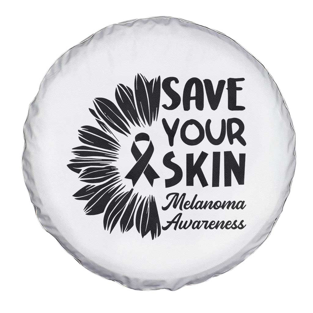 Skin Cancer Fighter Spare Tire Cover Save Your Skin TS12 Print Your Wear