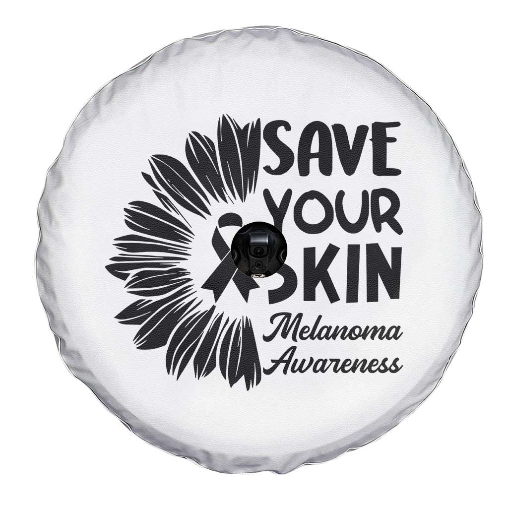 Skin Cancer Fighter Spare Tire Cover Save Your Skin TS12 Print Your Wear